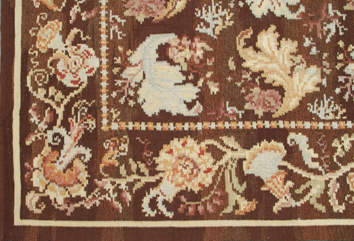 5x7 Ukranian Design Hand-woven Wool Ariana Kilim