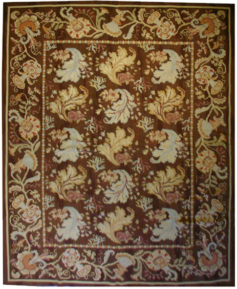 8'x10' Ottoman Design Hand Woven in Orient Ariana Kilim