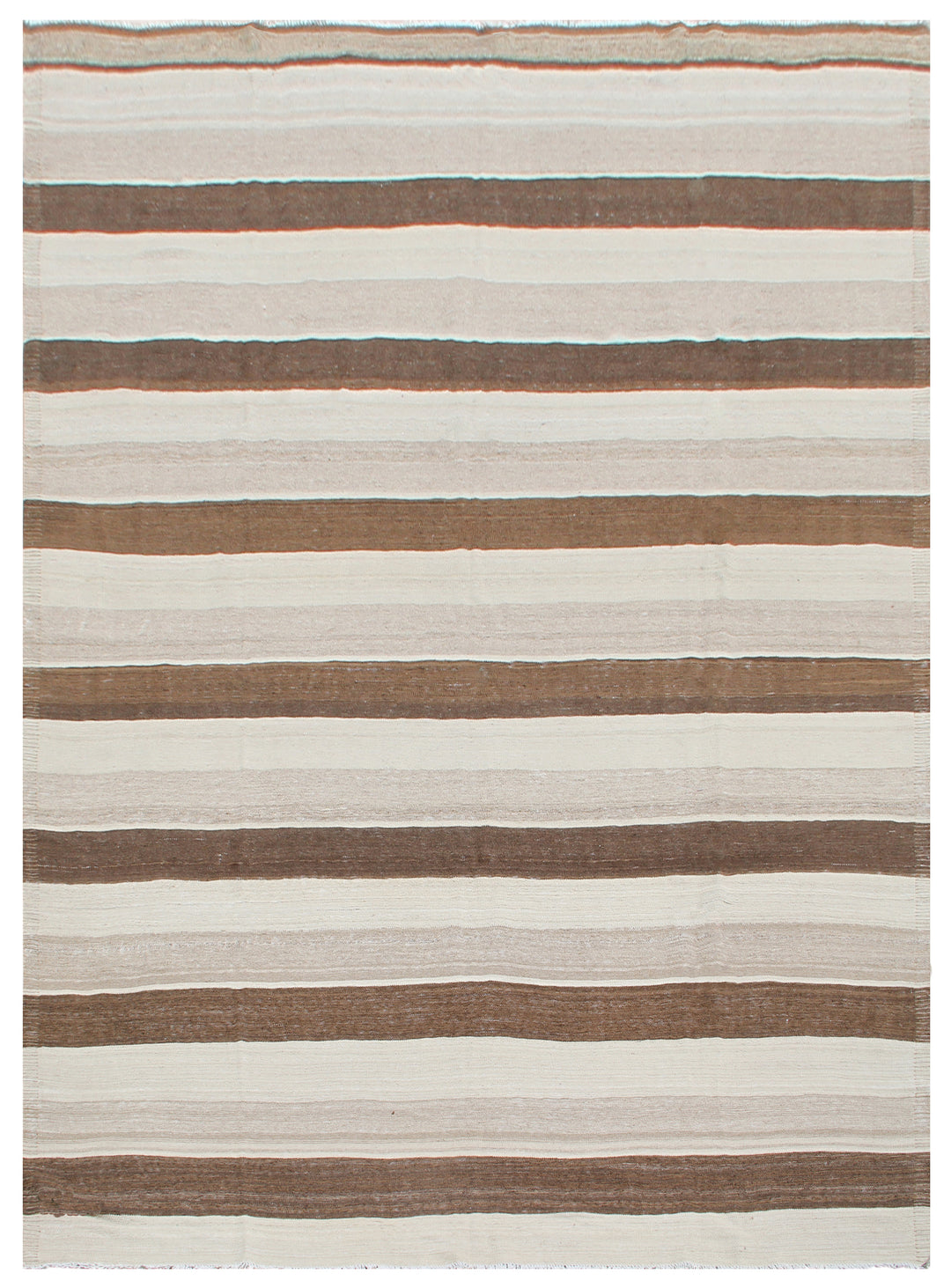 7'x11' Handmade Kilim Rug | Ariana Striped Kilim