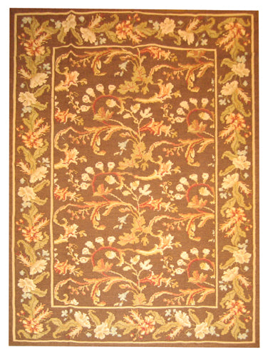 6x8 Floral Design Hand Woven in Orient Ariana Kilim