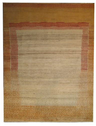4x6 Sahar Gabbeh Gold Sun Colors Rug