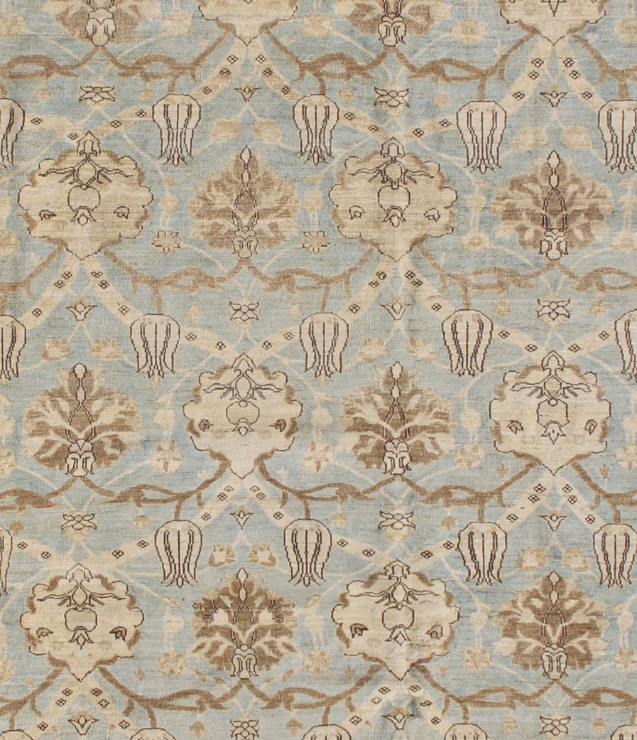 8'x10' Hand-Knotted Ottoman Rug | Ariana Transitional Collection | Organic Wool