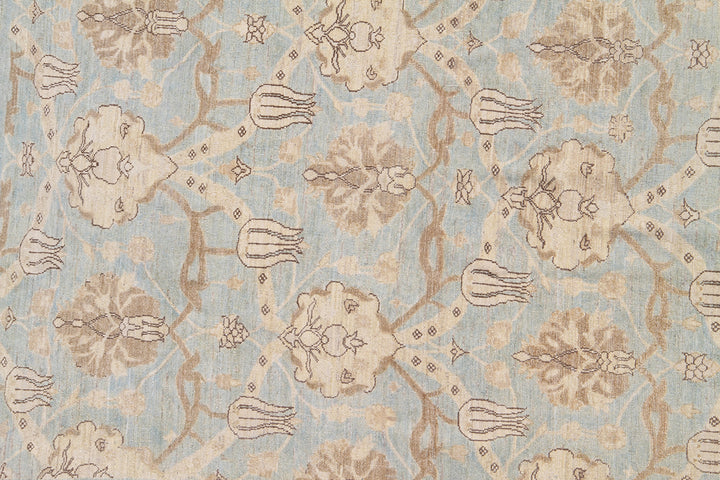 8'x10' Hand-Knotted Ottoman Rug | Ariana Transitional Collection | Organic Wool