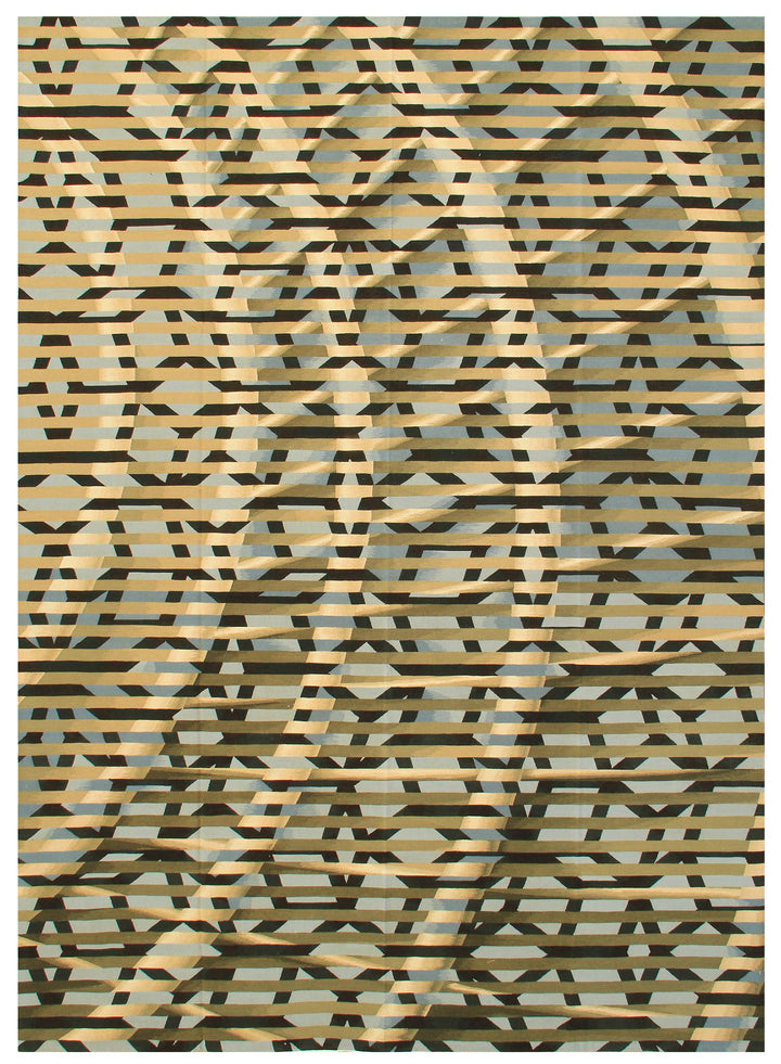 8'x10' Wool Tapestry |Ariana Modern Aubusson Kilim Rug
