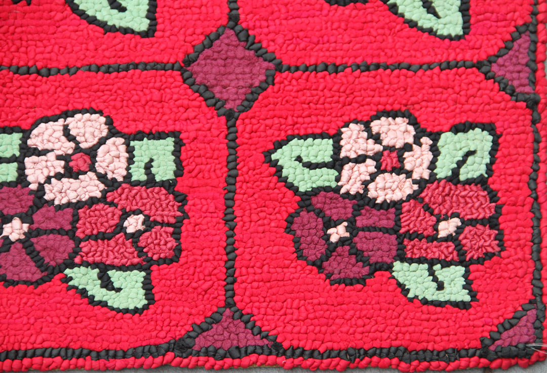 Antique American Hooked Rug| Collectable American Rug