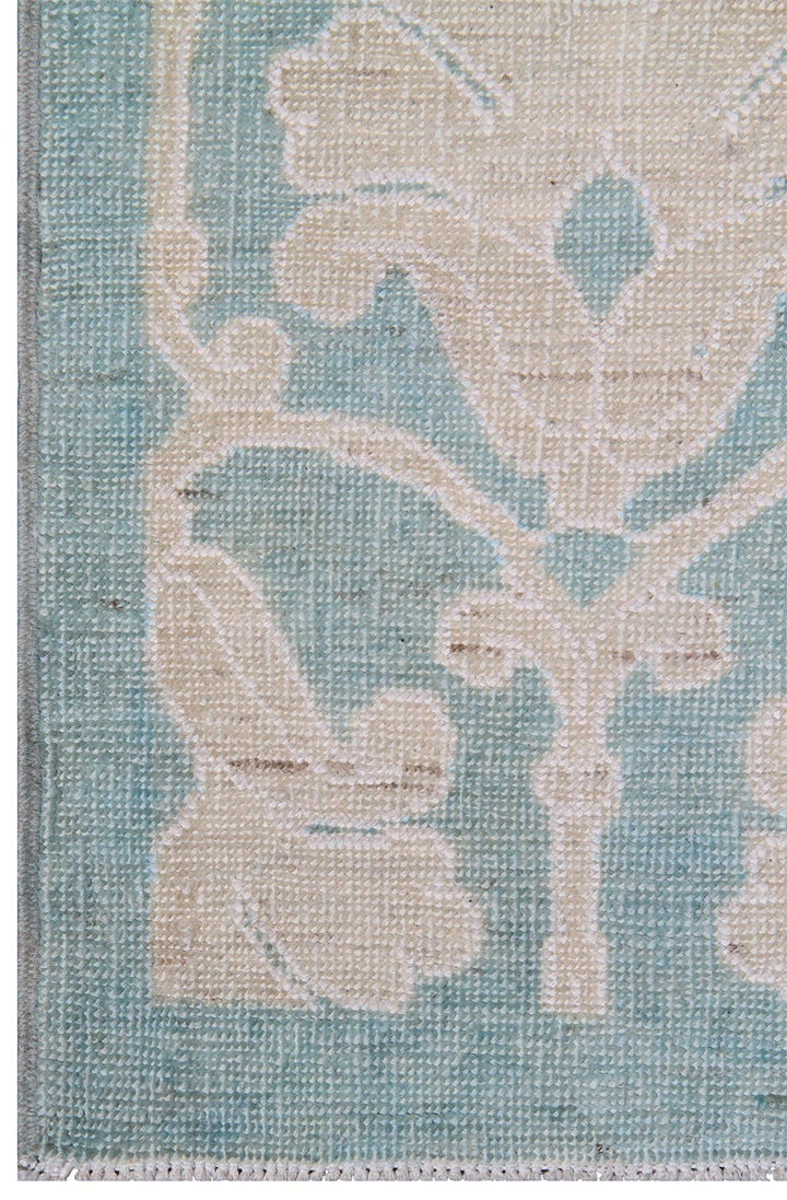 8'x11' Hand-Knotted Modern Rug | Geometric Design Area Rug
