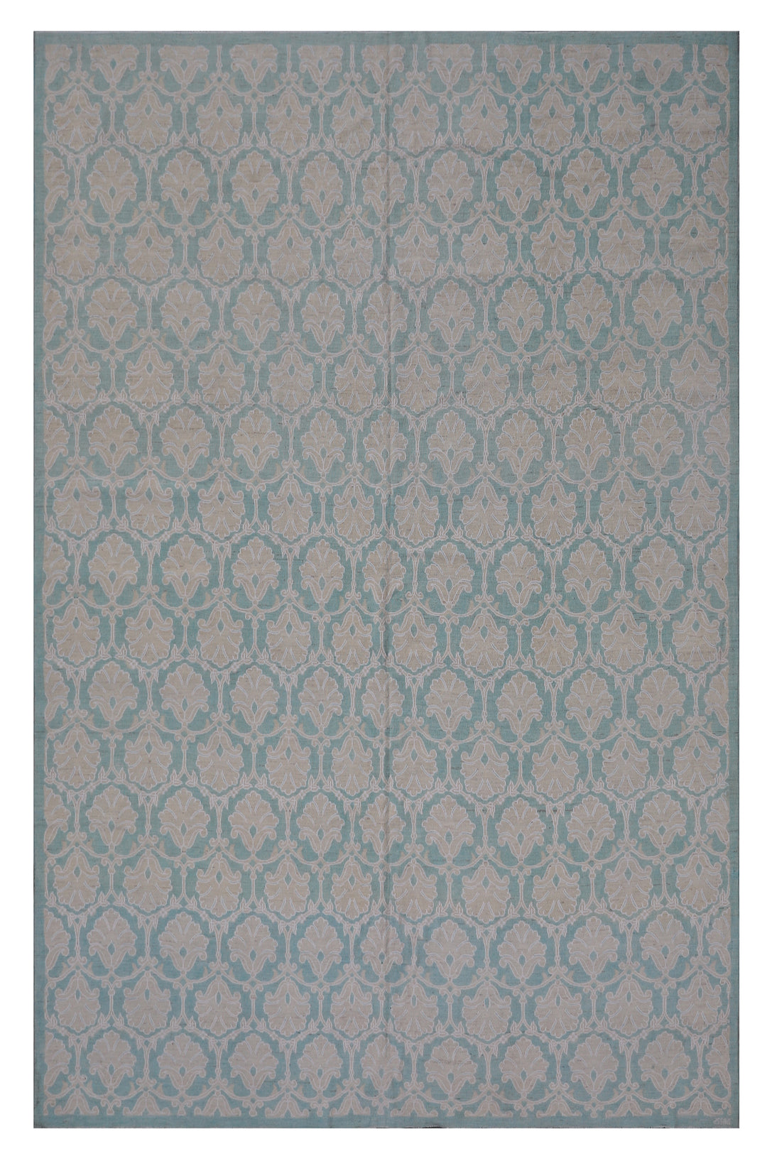 8'x11' Hand-Knotted Modern Rug | Geometric Design Area Rug