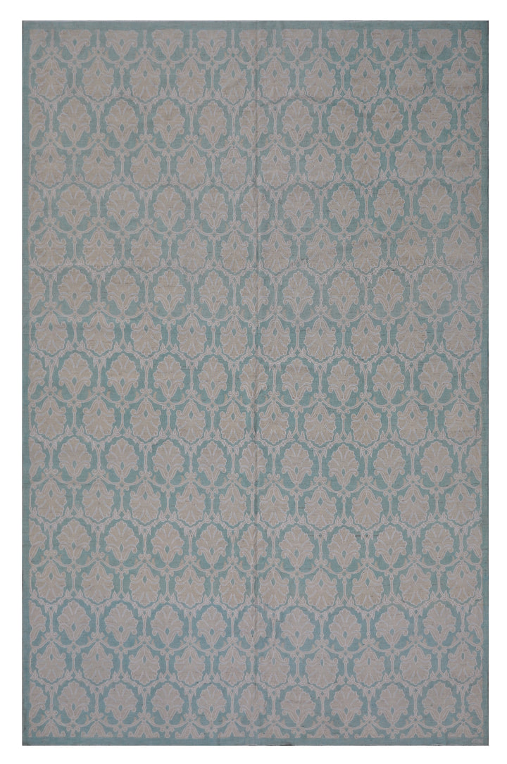 8'x11' Hand-Knotted Modern Rug | Geometric Design Area Rug