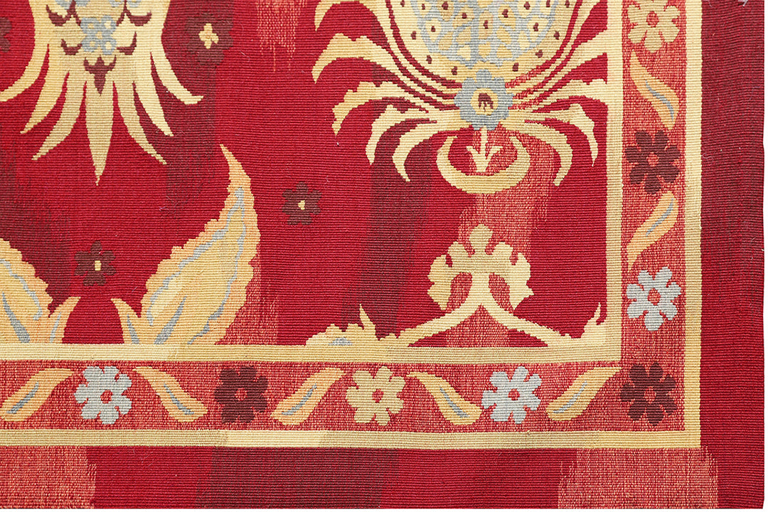 9'x12' Red Floral Ariana Kilim Collection