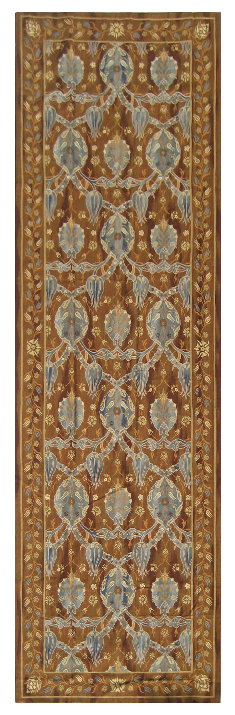 5x16 Wide Runner Ottoman Design Ariana Kilim and Hand-Woven in Orient