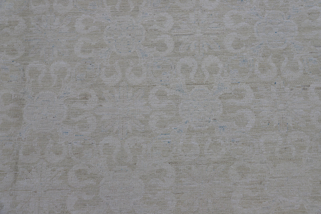 9'x12' Ariana Gold Green Soft Colors Persian Design Transitional Rug