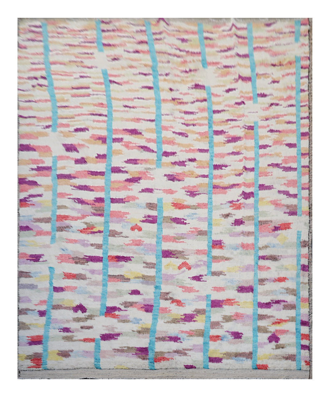 9'x12' Moroccan Style |Multi Color| Soft Shaggy Barchi Rug