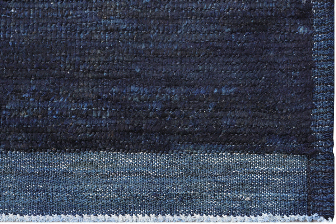 9'x12' Moroccan Style| Solid Navy Blue Shaggy |Barchi Rug