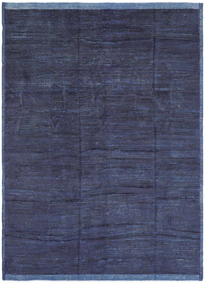9'x12' Moroccan Style| Solid Navy Blue Shaggy |Barchi Rug