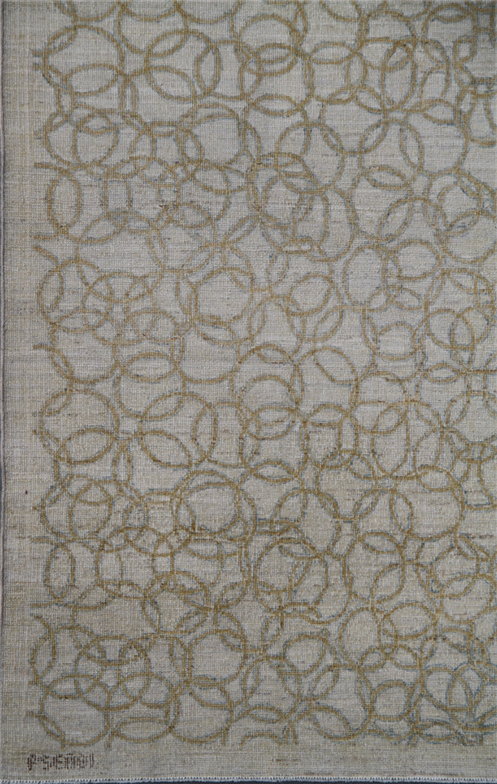 9'x12' Wool Rug | Circle Design | Ariana Modern Rug