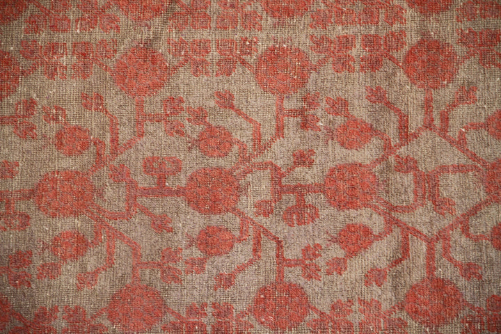 9'x14' Vintage Wool Rug | Pomegranate Design Samarkand Rug