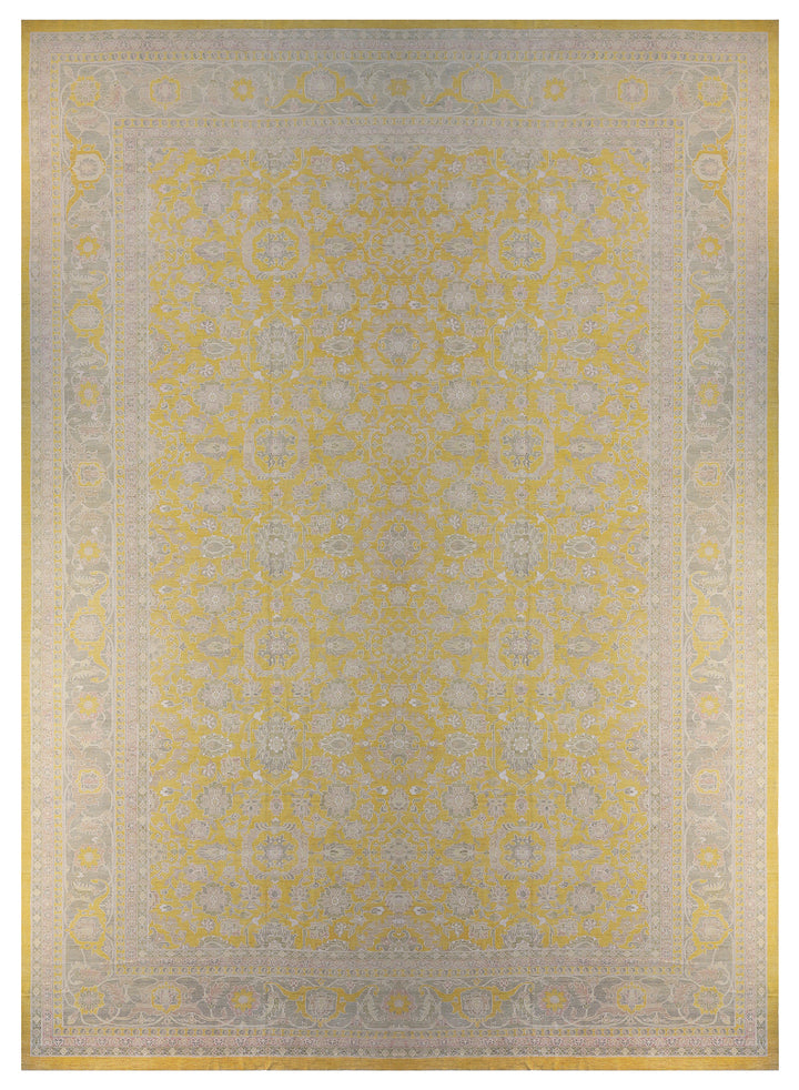 20'x27' Persian Design Palace Rug |Golden Colors | Ariana Luxury Rug