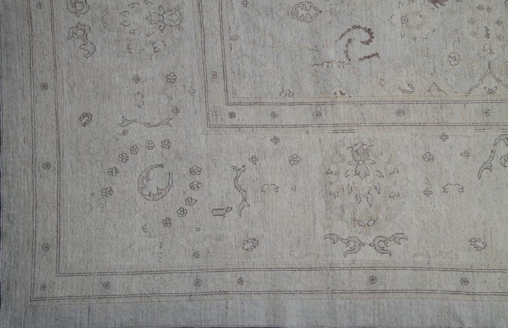 18'x29' Persian Sultanabad Design Palace Rug | Soft Blue | Ariana Traditional Rug