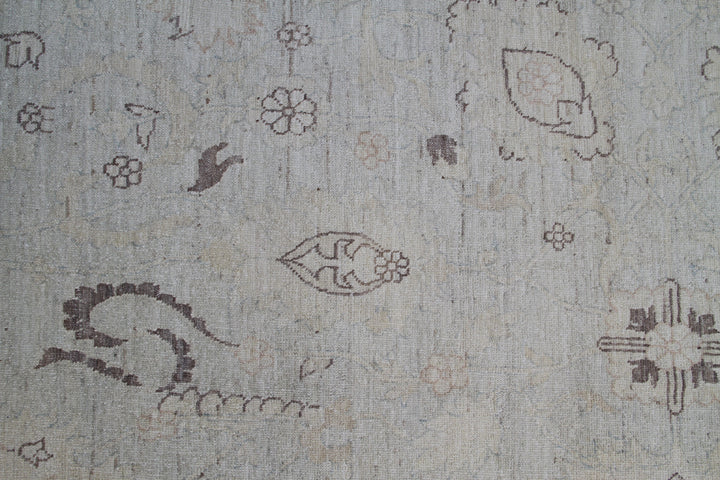18'x29' Persian Sultanabad Design Palace Rug | Soft Blue | Ariana Traditional Rug