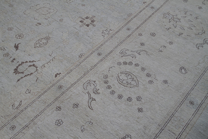 18'x29' Persian Sultanabad Design Palace Rug | Soft Blue | Ariana Traditional Rug