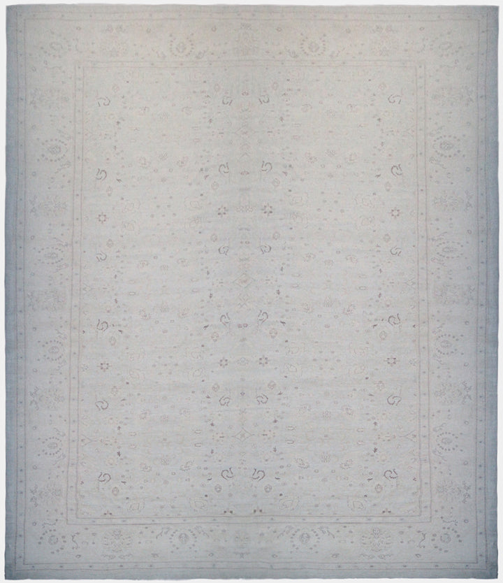 18'x29' Persian Sultanabad Design Palace Rug | Soft Blue | Ariana Traditional Rug
