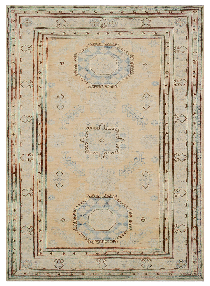 7'x10' Wool Rug | Tribal | Caucasian | Kazak Area Rug