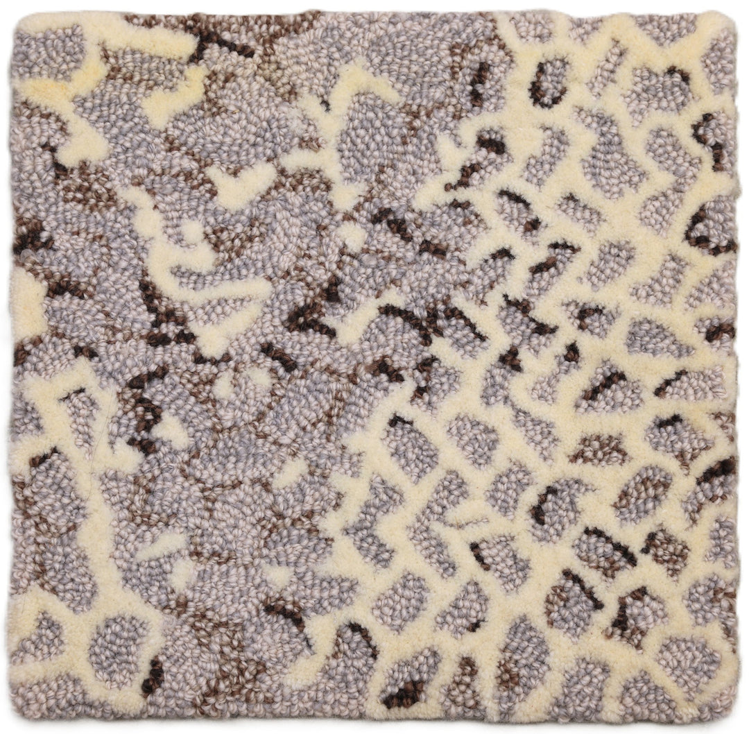 1' x 1' Hand-Tufted Modern Area Rug | Ariana Modern Collection