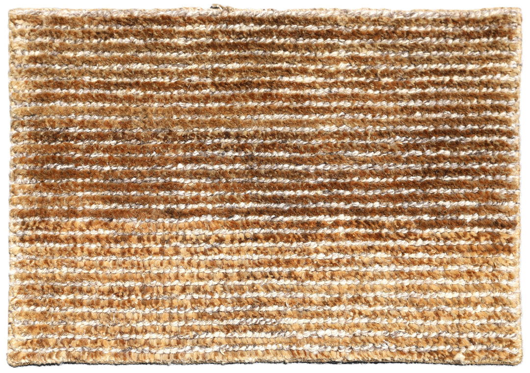1' x 2' Wool & Hemp Cut & Loop Pile Rug