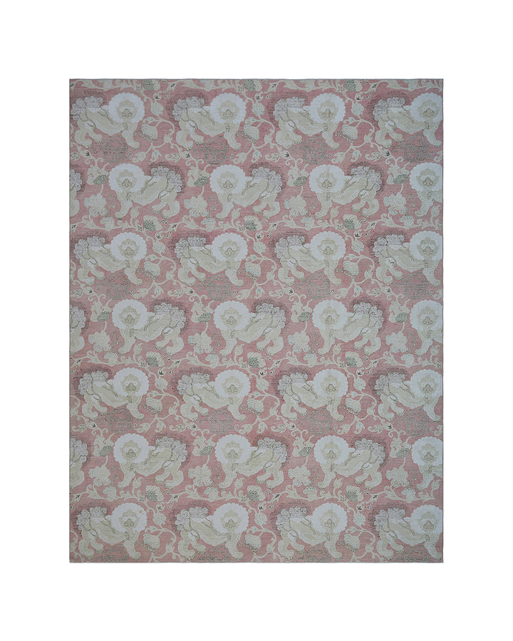 10'×12' Ariana Transitional Foo Dog Rug – Luxury Silk & Wool, Finely Hand-Knotted, Pictorial Design