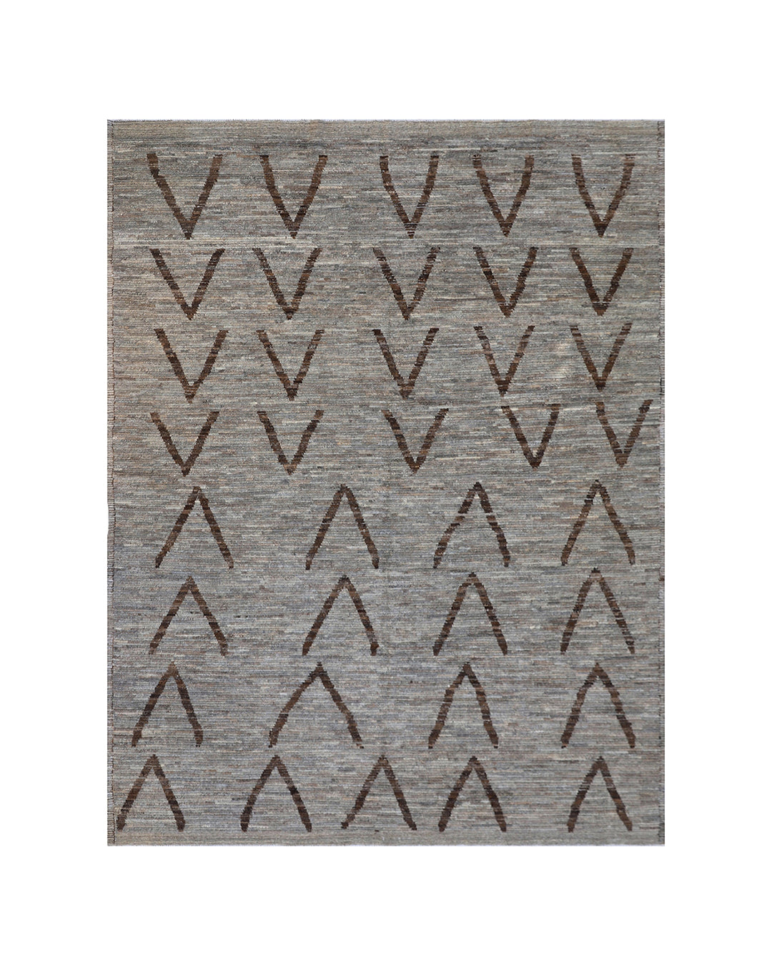 10' x 14' Ariana Moroccan Style Barchi Rug | Grey & Brown