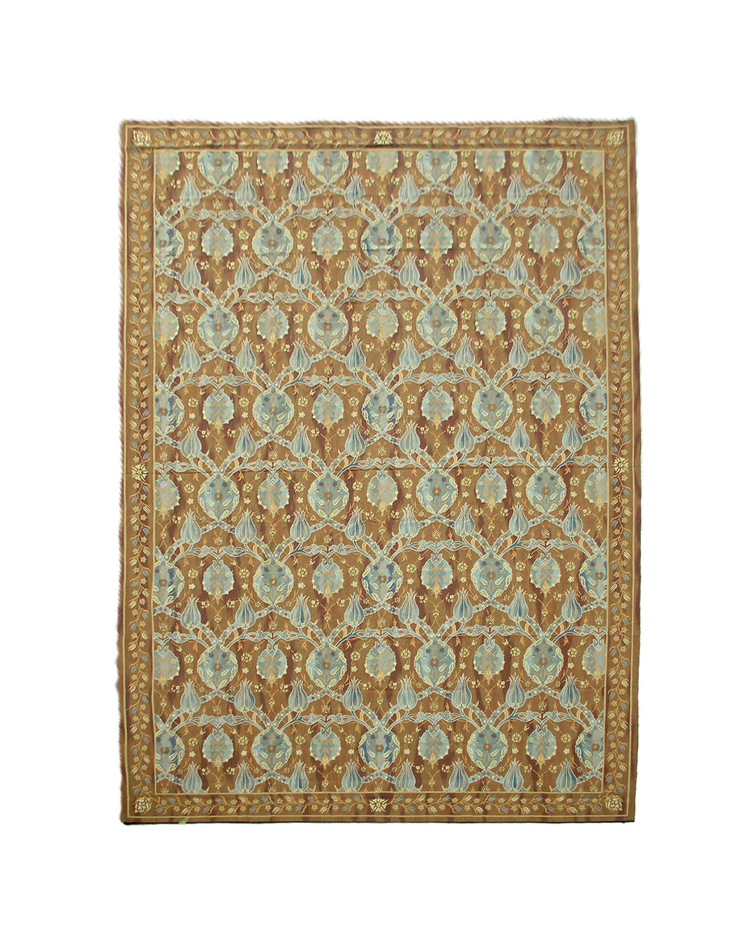 12x15 Brown Ottoman Kilim | Ariana Kilim Collection | Hand-Woven Luxury