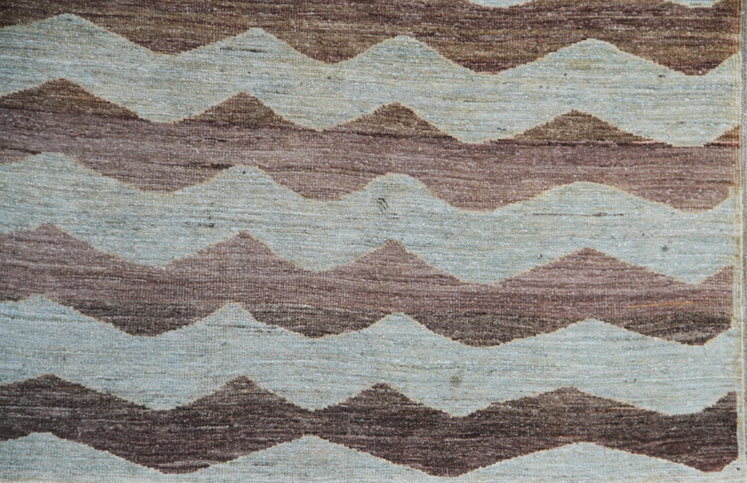 5'x4' Ariana Modern Weave Design Hand Knotted Wool Rug