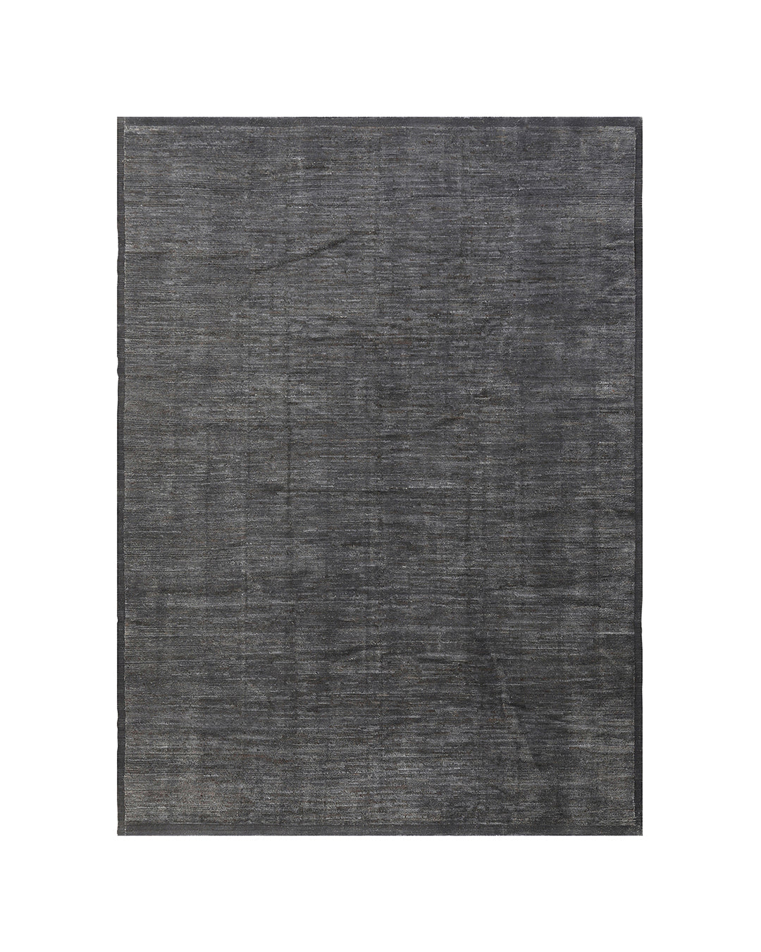 10'X14' Solid Charcoal Grey Ariana Moroccan Style Barchi Shag Rug