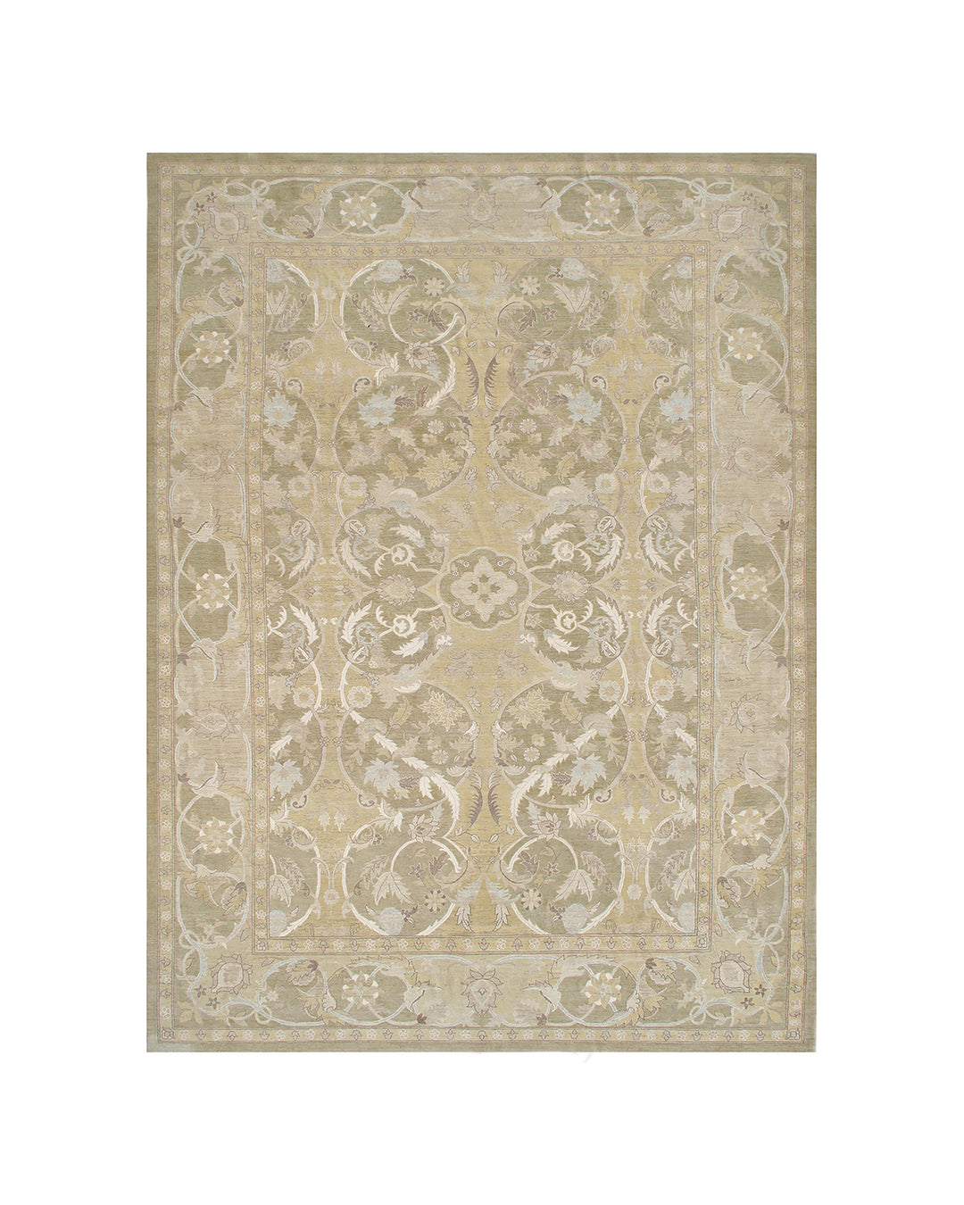 10'x14' Fine Silk & Wool Grand Polonaise Luxury Rug
