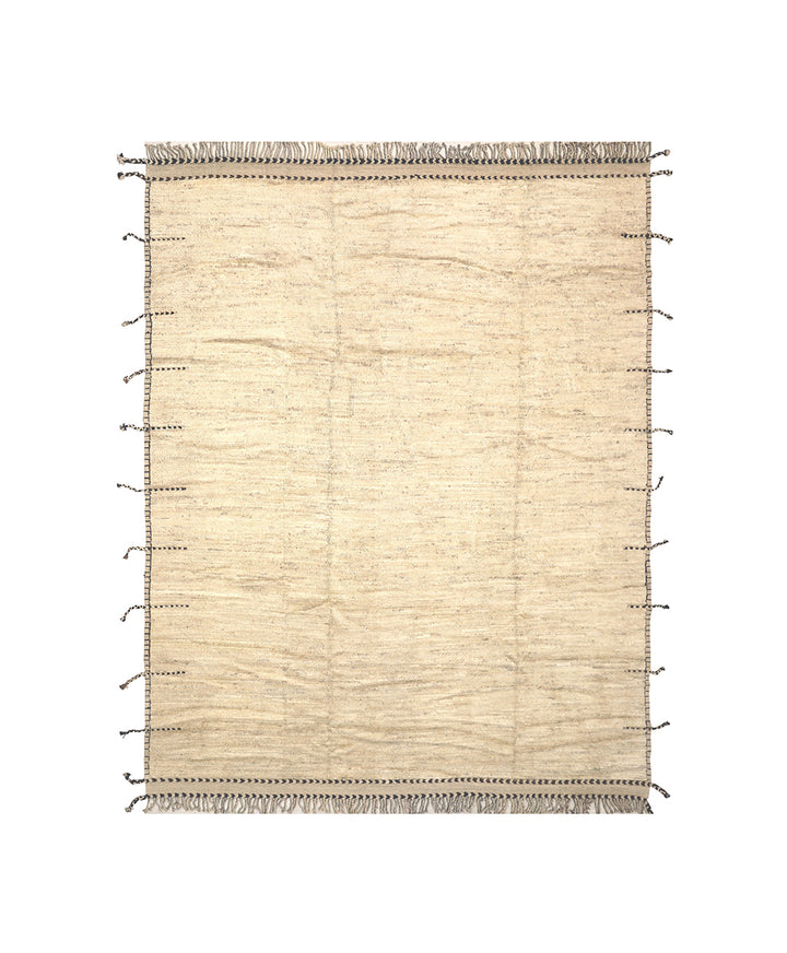 10'x 14' Hand-Knotted Rug | Organic Wool Rug | Undyed Earth Tones