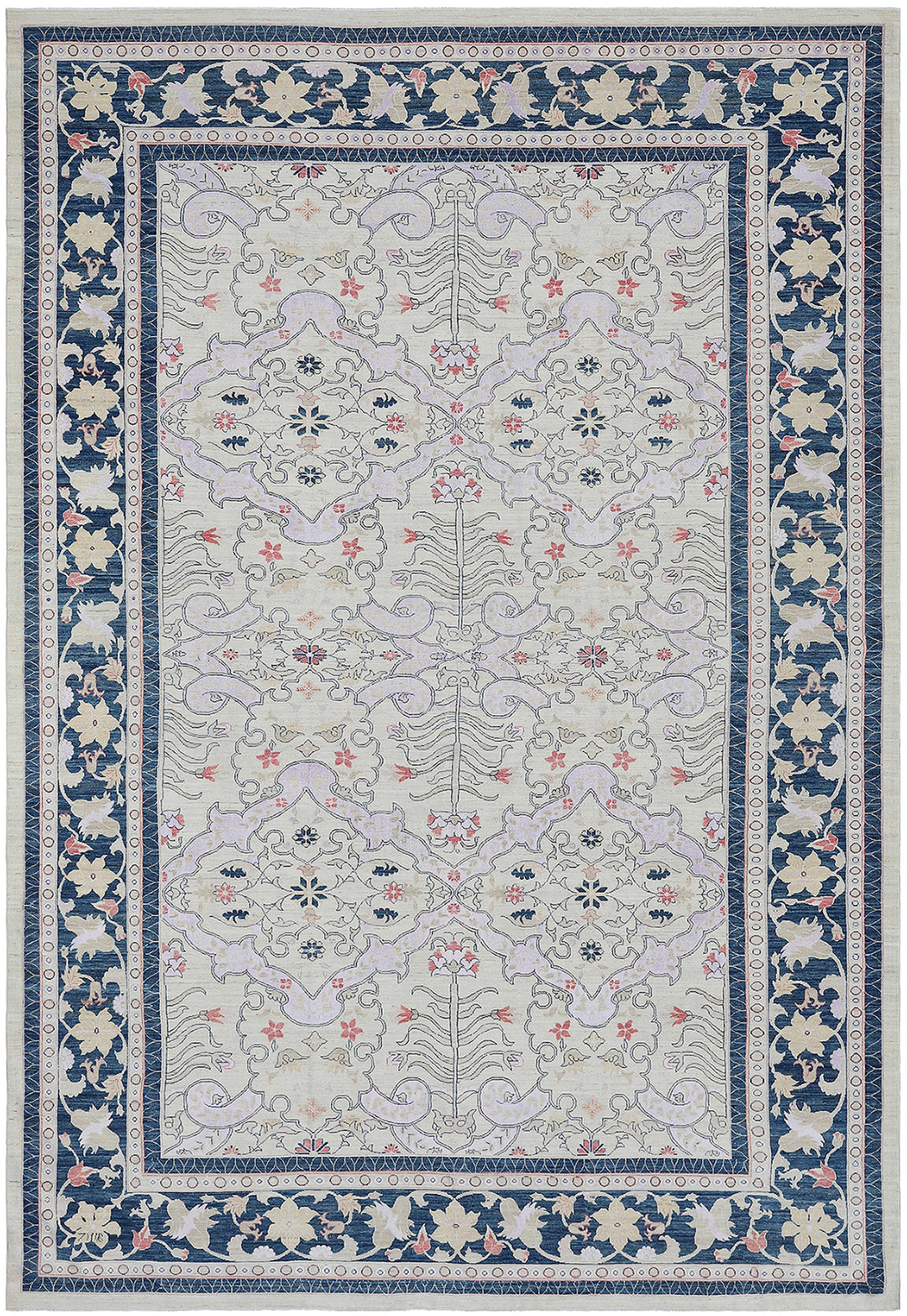 10'x15' Wool Area Rug | Ariana Transitional | Floral Rug