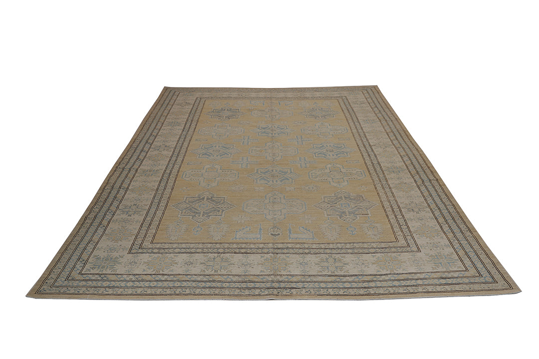10'x13' Afghan Hand-Knotted Luxury Rug | Hazara Weavers | Organic Wool