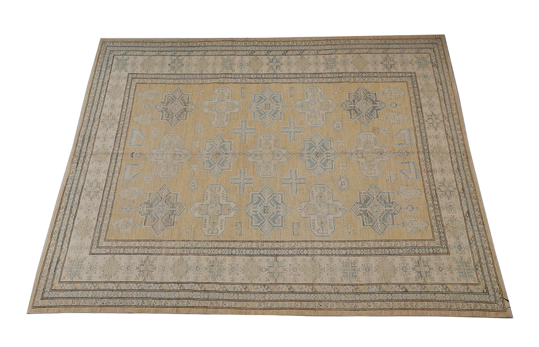 10'x13' Afghan Hand-Knotted Luxury Rug | Hazara Weavers | Organic Wool