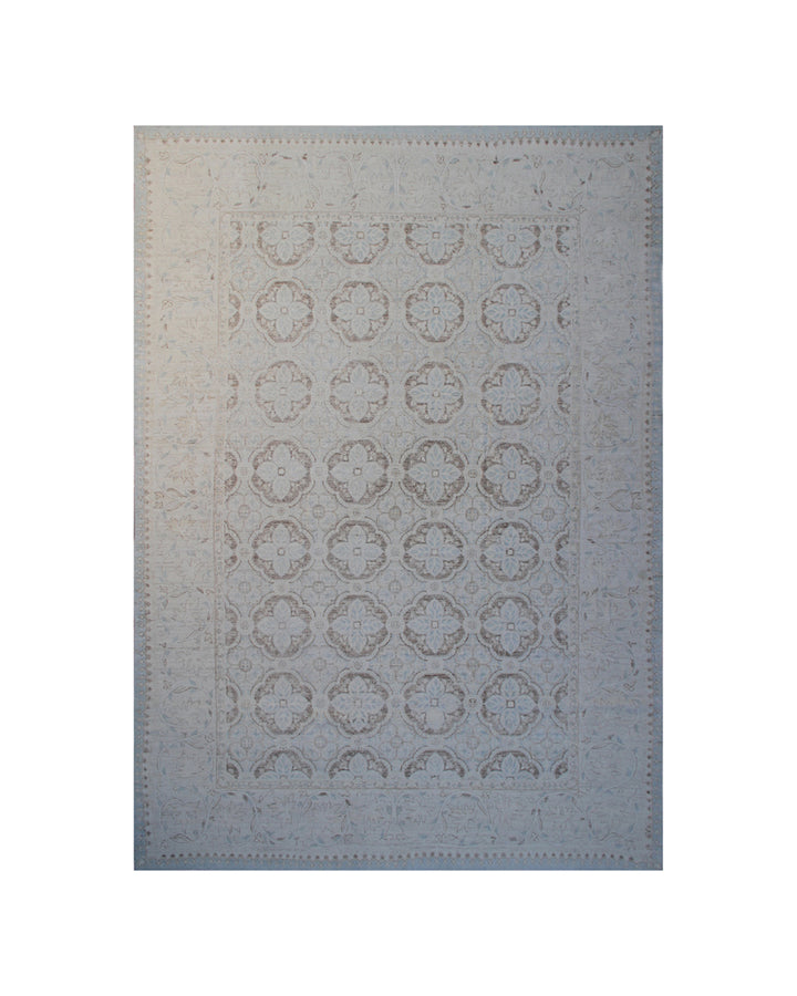 10'x13' Afghan Hand-Knotted Vintage Rug | Organic Wool | Hazara Made