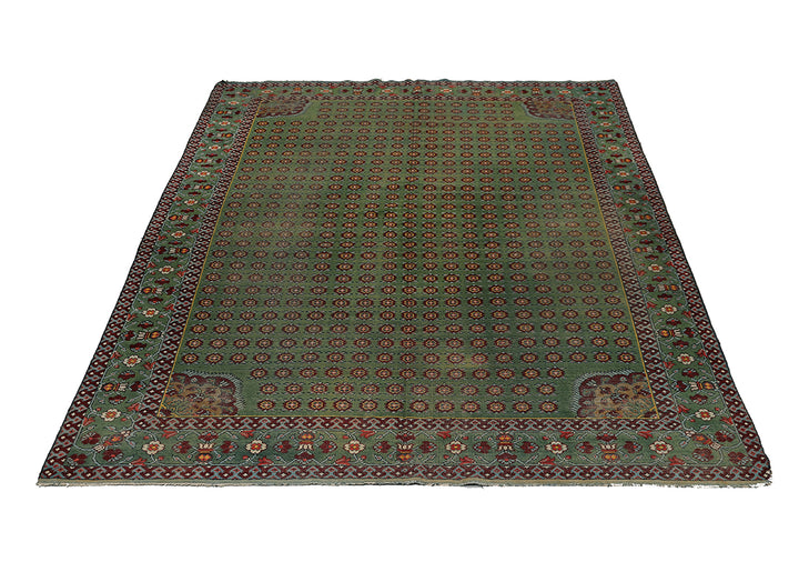 10'x13' Antique English Rug | Hand-knotted Rug | Wool Rug