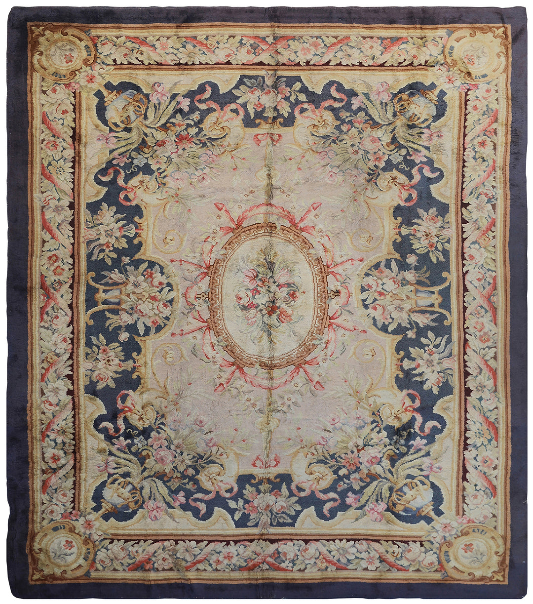 Antique French Savonnerie Rug | Hand-knotted Area Rug