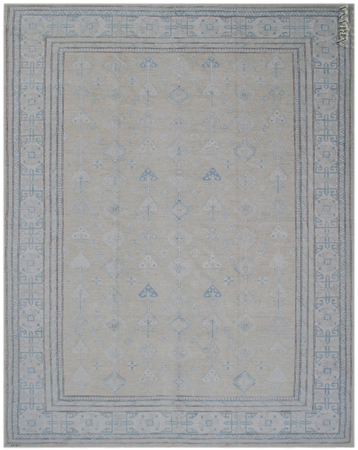 Geometric Wool Rug | Ariana Hazara Rug Collection