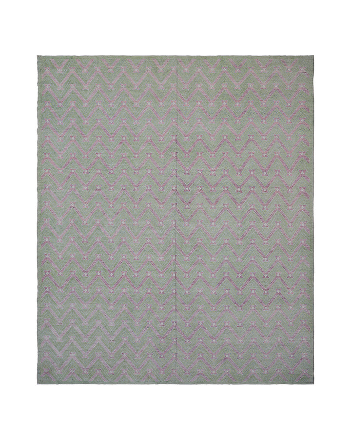 10'x13' Green Wool Rug | Ariana Modern | Contemporary Rug