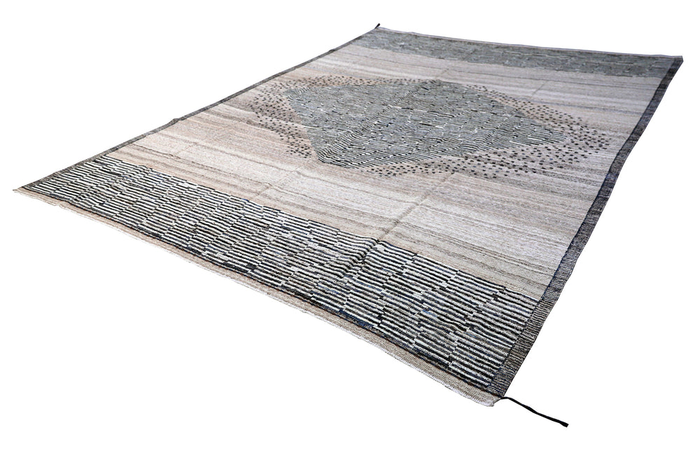 10'X13' Hand-knotted Shag Rug | Moroccan Style Rug