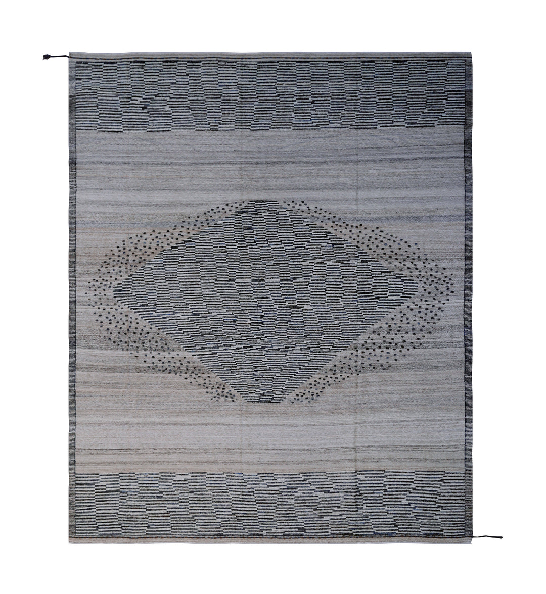 10'X13' Hand-knotted Shag Rug | Moroccan Style Rug