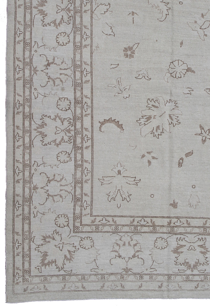 Pale Floral Rug | Ariana Hazara Design Rug