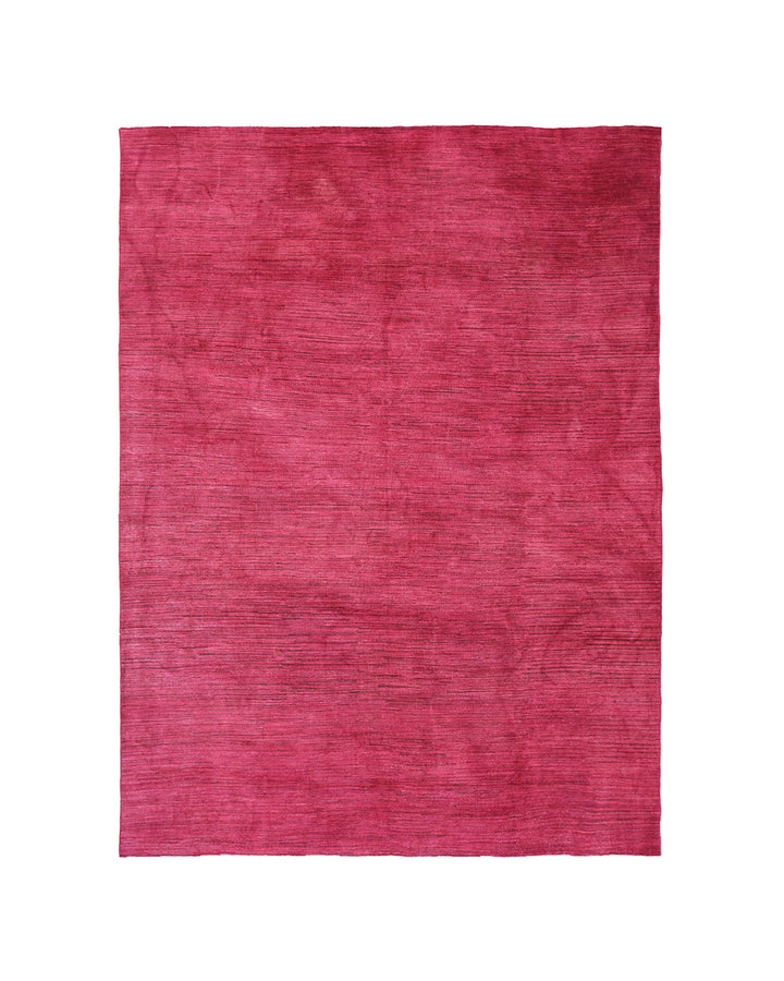 10'x13' Red Pink Ariana Overdyed Rug | Hand-Knotted Wool Area Rug