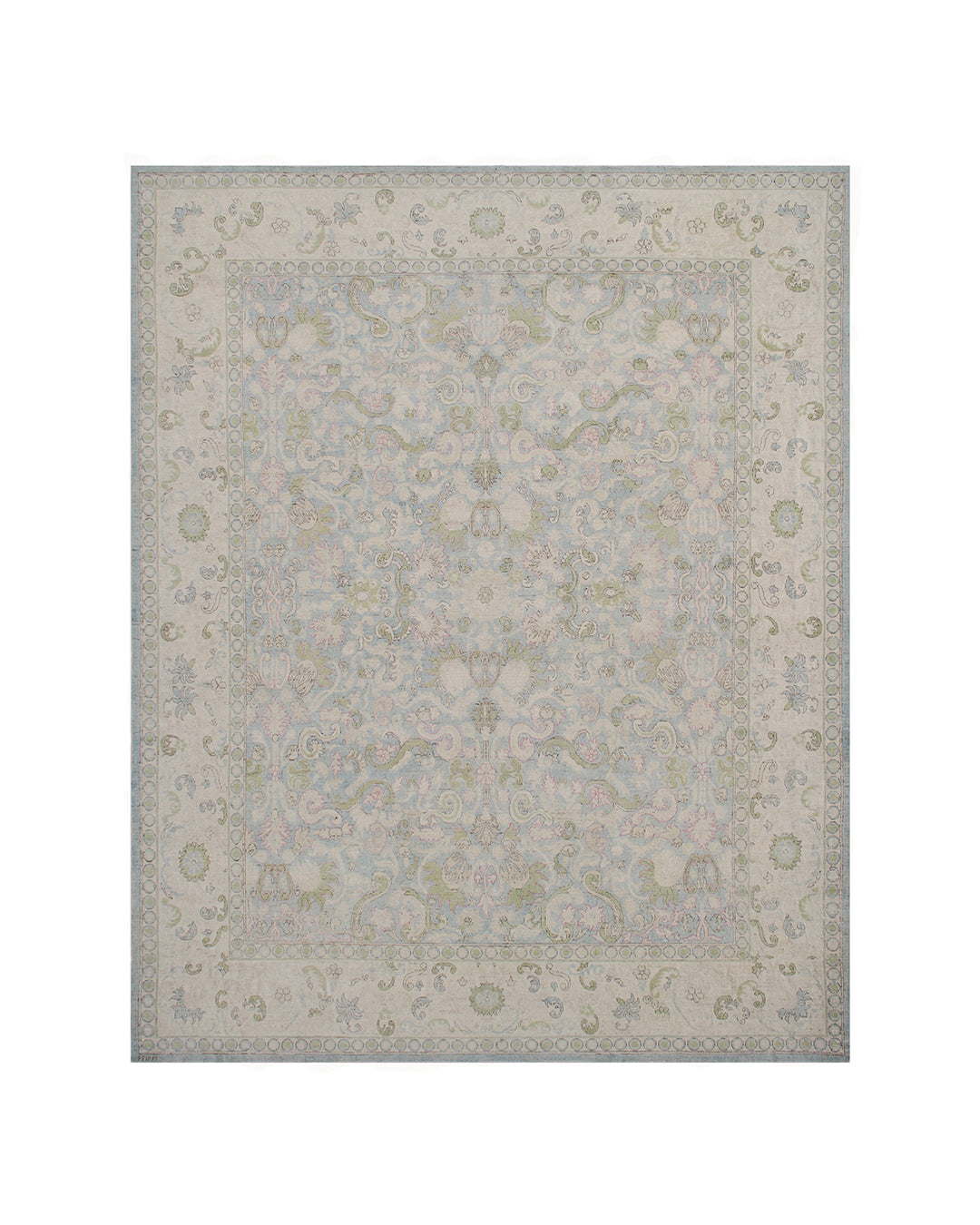 10'x13' Soft Color Wool Rug | Ariana Traditional Area Rug