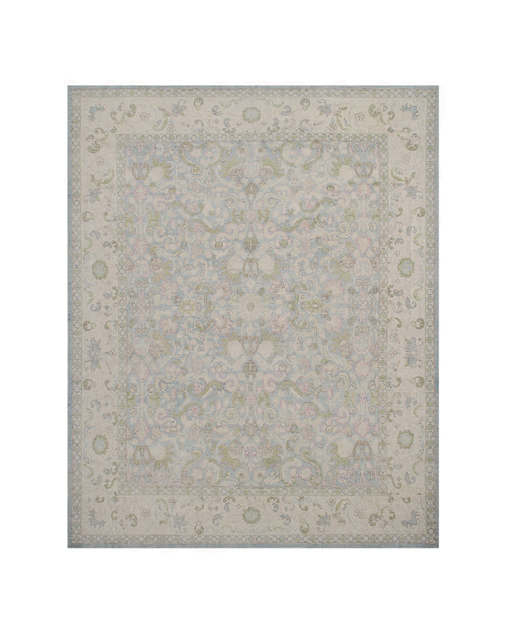 10'x13' Soft Color Wool Rug | Ariana Traditional Area Rug