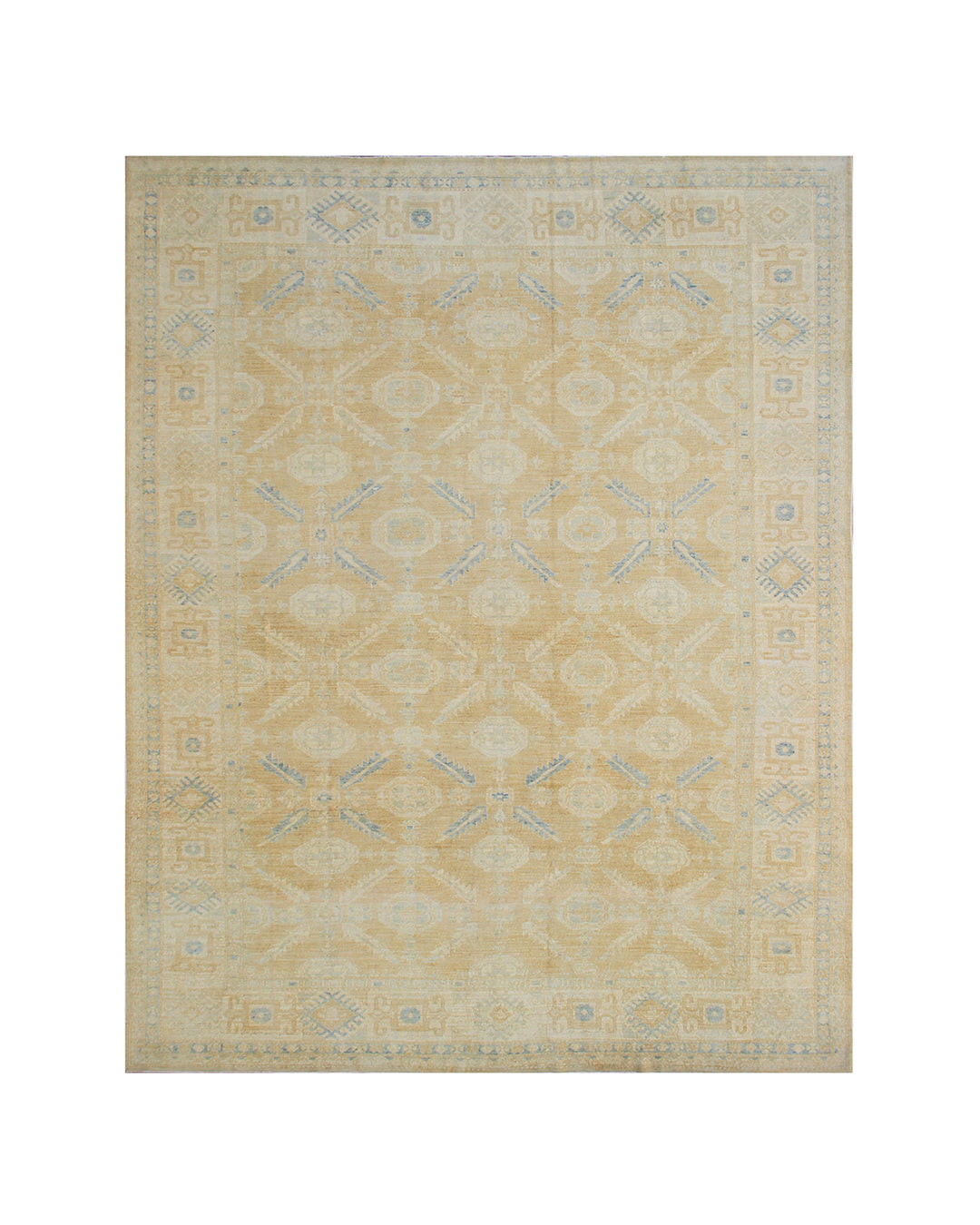 10'x13' Transitional Geometric Rug | Ariana Hazara Rug